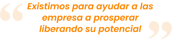 Existimos para ayudar a las empresas a prosperar liberando su potencial